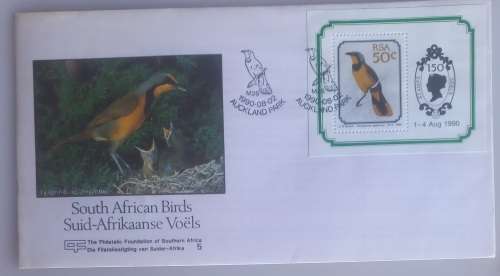 First day envelope: South African birds