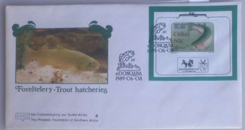 First day envelope: Trout hatcheries