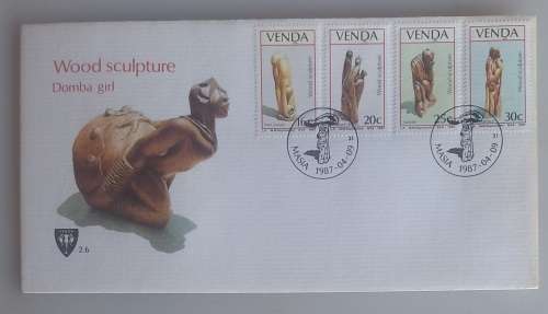 First day envelope - Wood sculpture