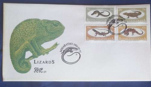 First day envelope - Lizards (FDC)