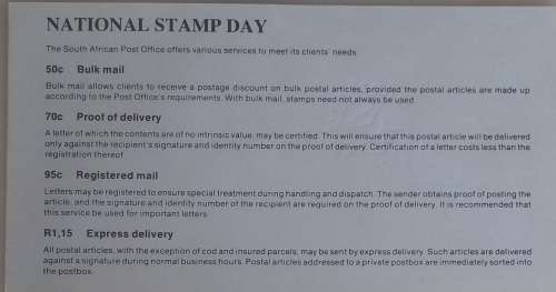 First day envelope - Stamp day (FDC)