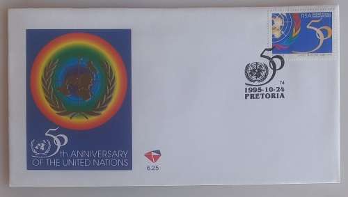 50th Anniversary of the united nations FDC