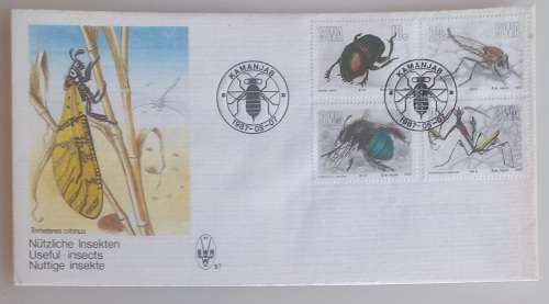 First day envelope - Useful insects (FDC)