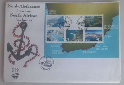 South African harbours FDC