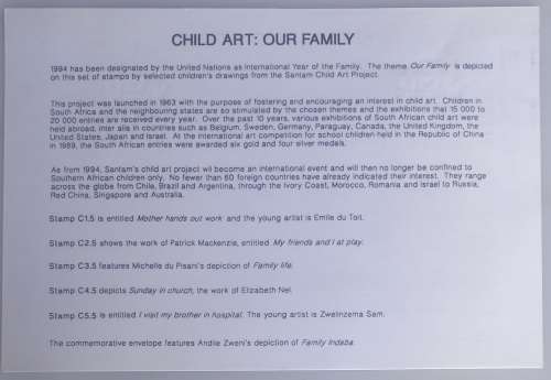 Child art FDC