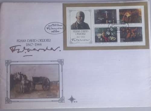 Frans David Oerder FDC