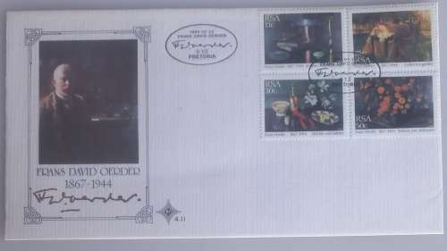 Frans David Oerder FDC