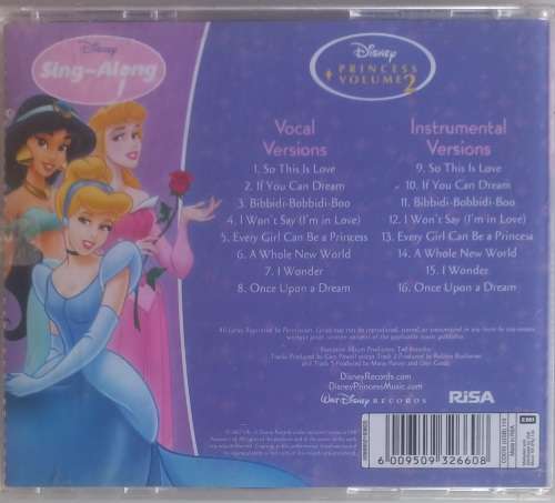 Disney sing-along cd