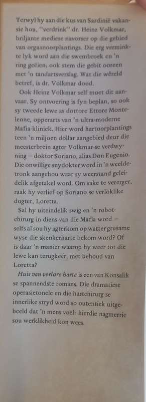 Huis van verlore harte deur Konsalik