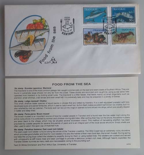 Food from the sea FDC
