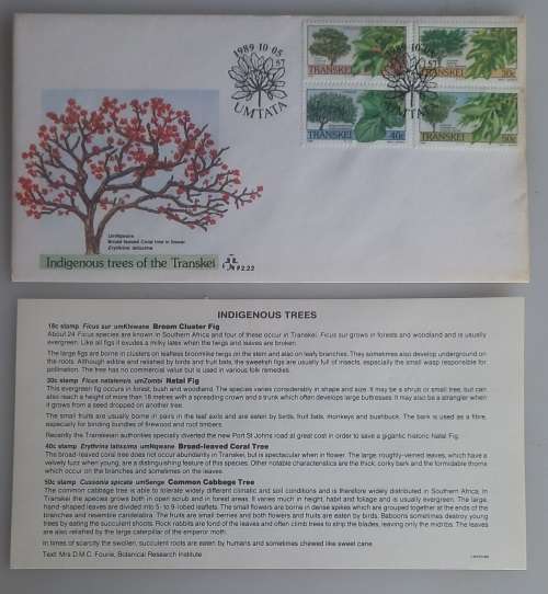 Indigenous trees of the Transkei FDC
