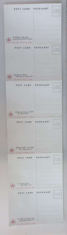 Caltex souvenir post cards *rare find*