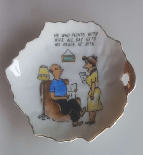 Vintage cartoon ashtray