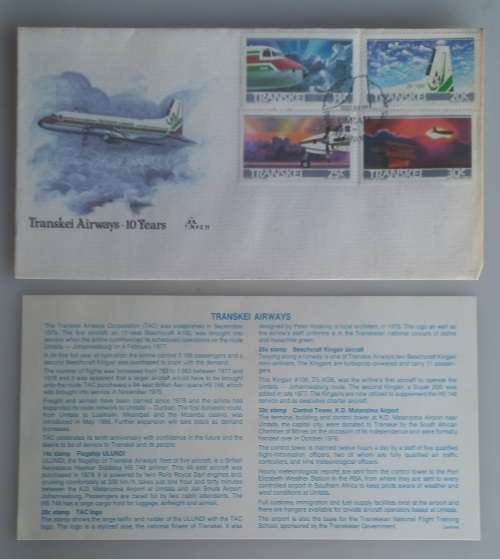 Transkei airways FDC