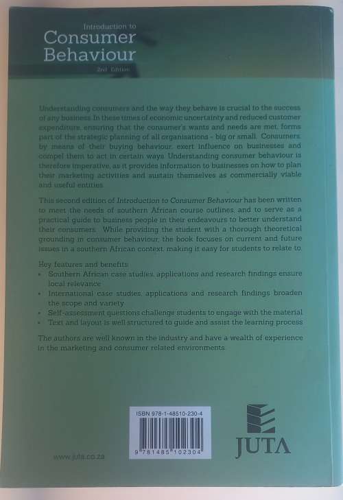 Introduction to consumer behaviour