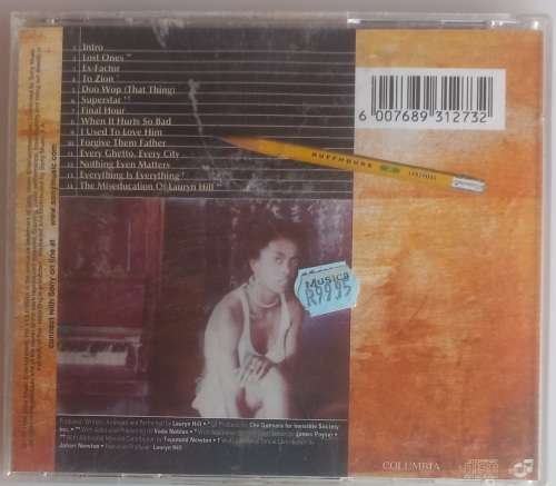 The miseducation of Lauryn Hill cd