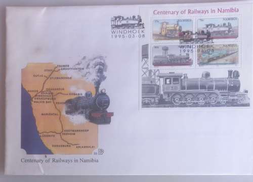 Centenary of railways in Namibia FDC