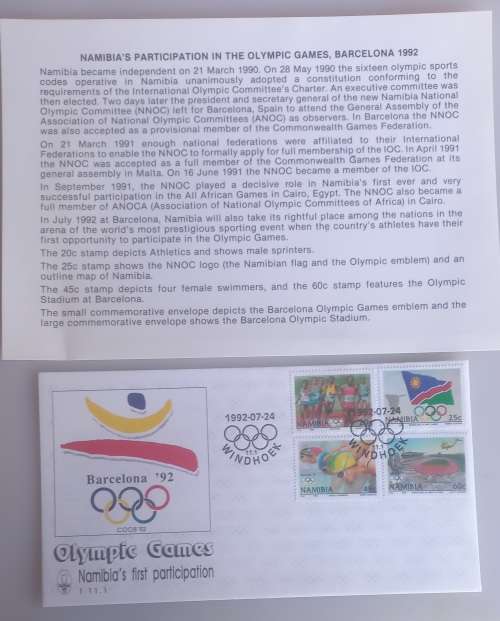 Olympic games FDC