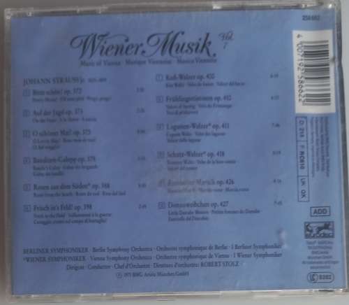 Wiener Musik - Robert Stolz, Johann Strauss cd