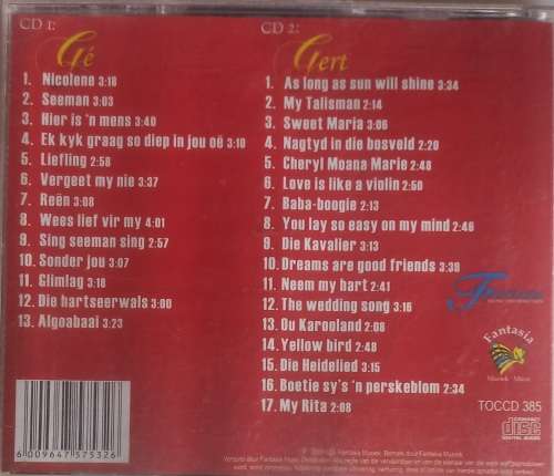 Manuel Escorcio sing Gert Potgieter/Ge Korsten 2cd