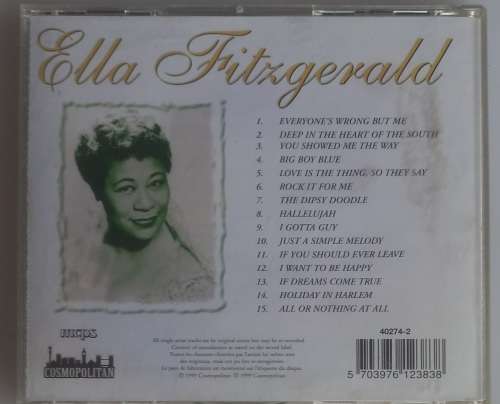 Ella Fitzgerald volume 1 cd