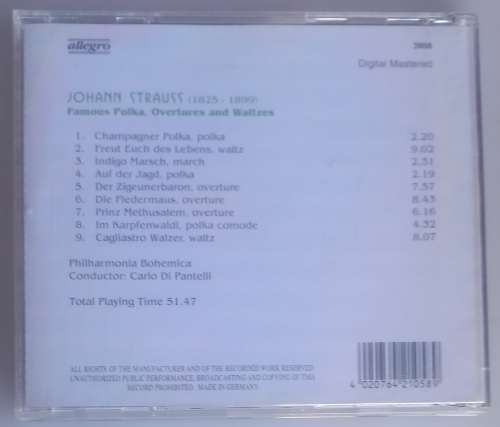 Johann Strauss - Famous polka cd