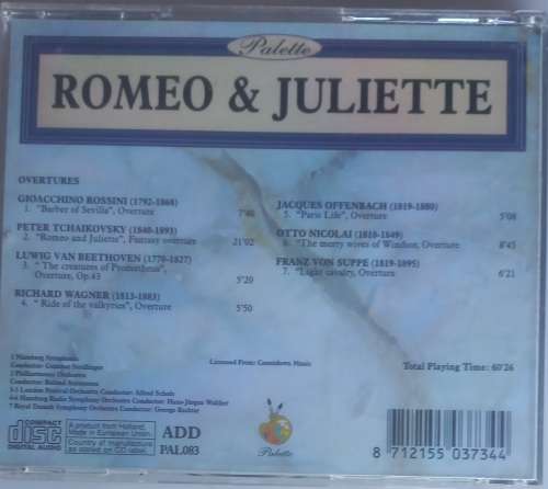Romeo & Juliette & more overtures cd