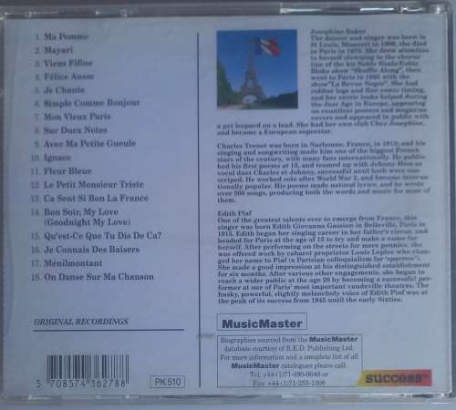 A musical tribute to France cd