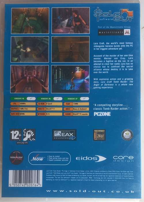 Lara Croft Tomb Raider the angel of darkness PC