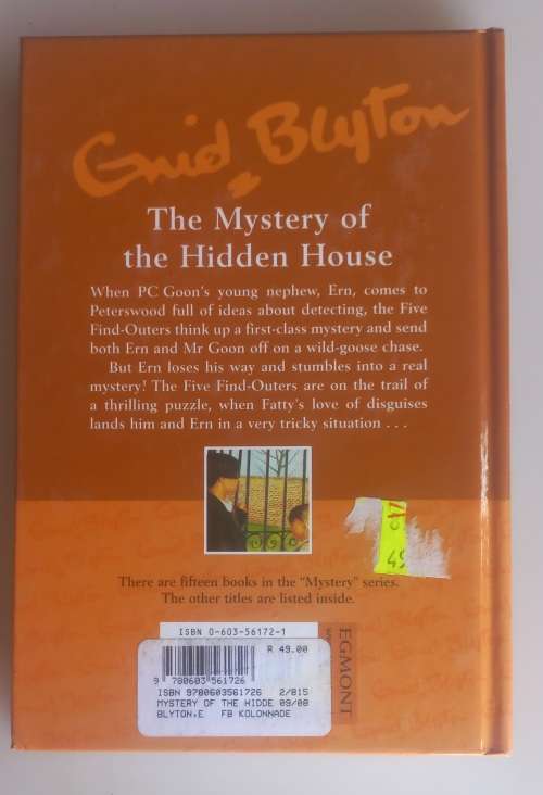 The mystery of the hidden house by Enid Blyton
