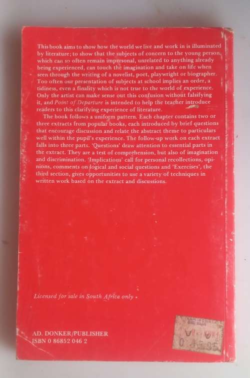 Point of departure - John Watts