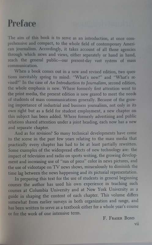An introduction to journalism