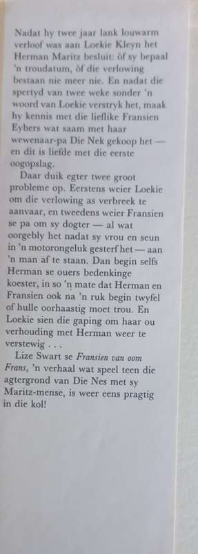Fransien van oom Frans deur Lize Swart