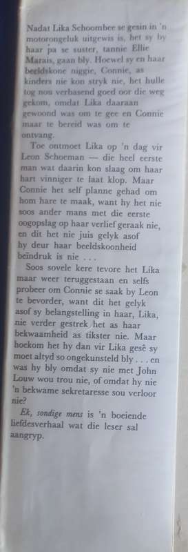 Ek, sondige mens deur M Strydom