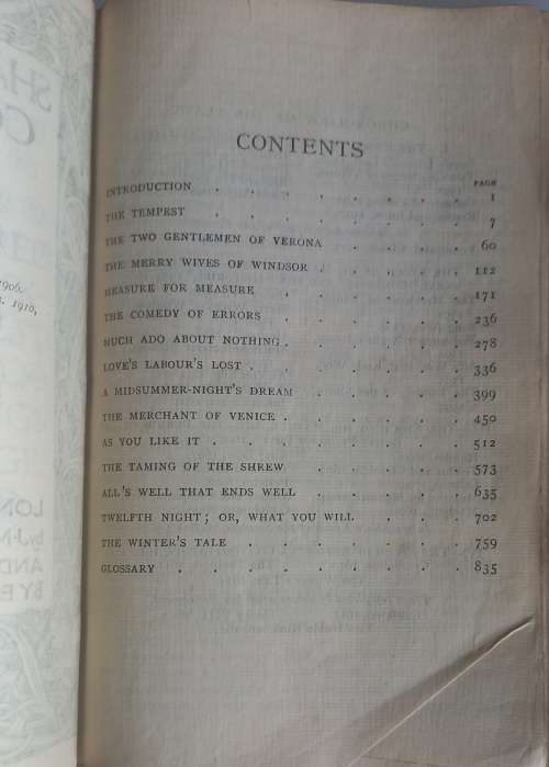 The comedies of William Shakespeare 1913