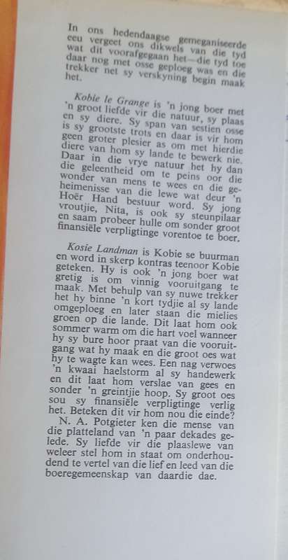 Ses spanne osse deur NA Potgieter