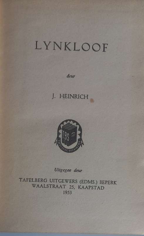 Lynkloof deur J Heinrich