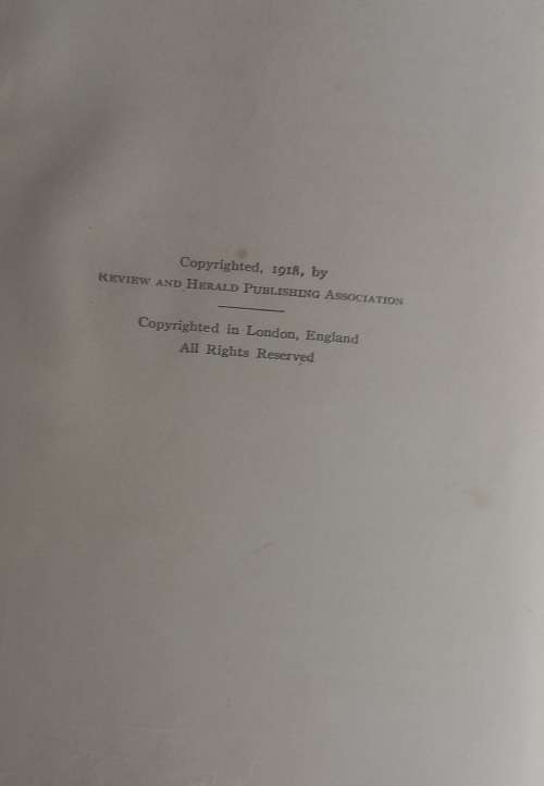 Our day in the light of prophecy 1918