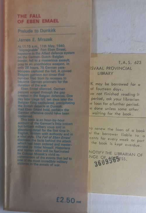 The fall of Eben Emael by James E Mrazek