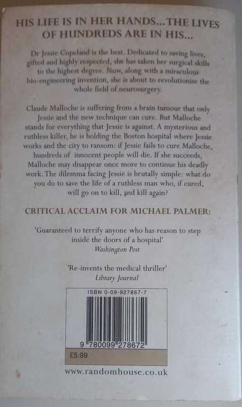 The patient by Michael Palmer
