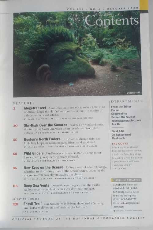 National Geographic October 2000