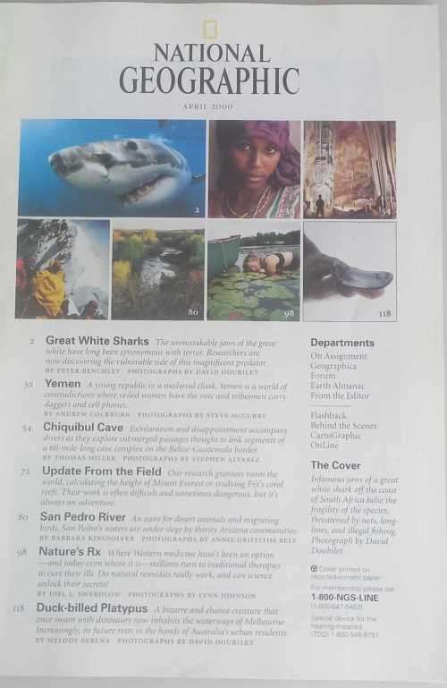 National Geographic April 2000