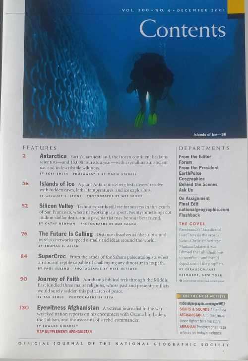 National Geographic December 2001