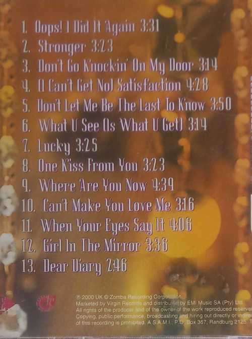 Britney Spears - Oops...I did it again cd