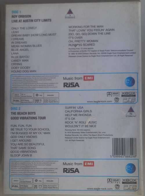 Double up 2 live-in-concert dvds
