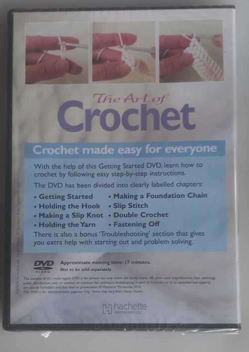 The art of crochet dvd *sealed*