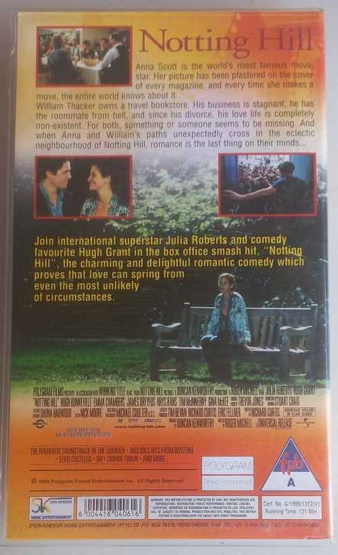 Notting Hill VHS