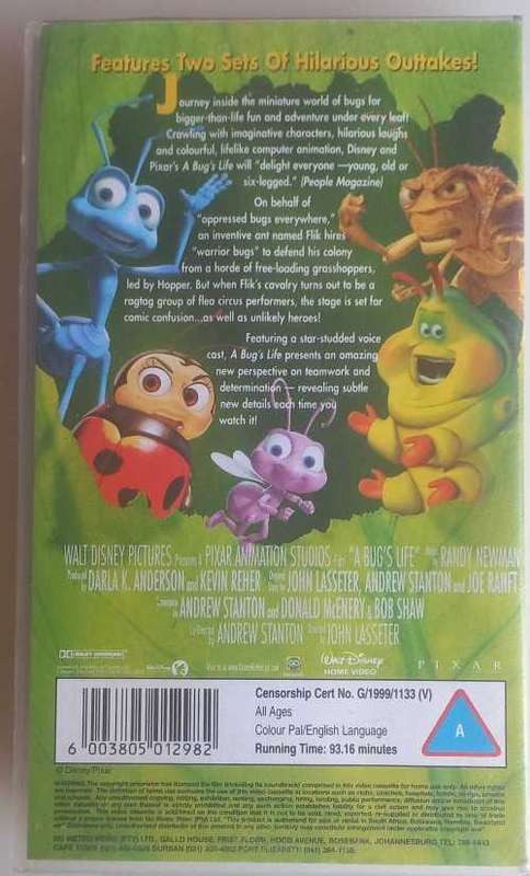 A bug`s life VHS