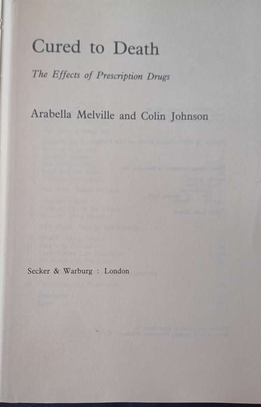 Cured to death, the effects of prescription drugs
