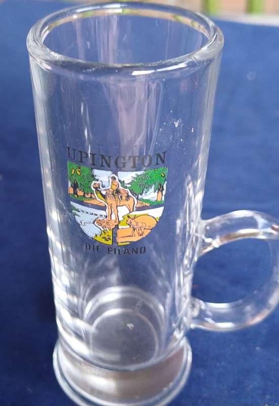 Upington Die Eiland shotglass
